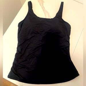 Black Women's Swim Top